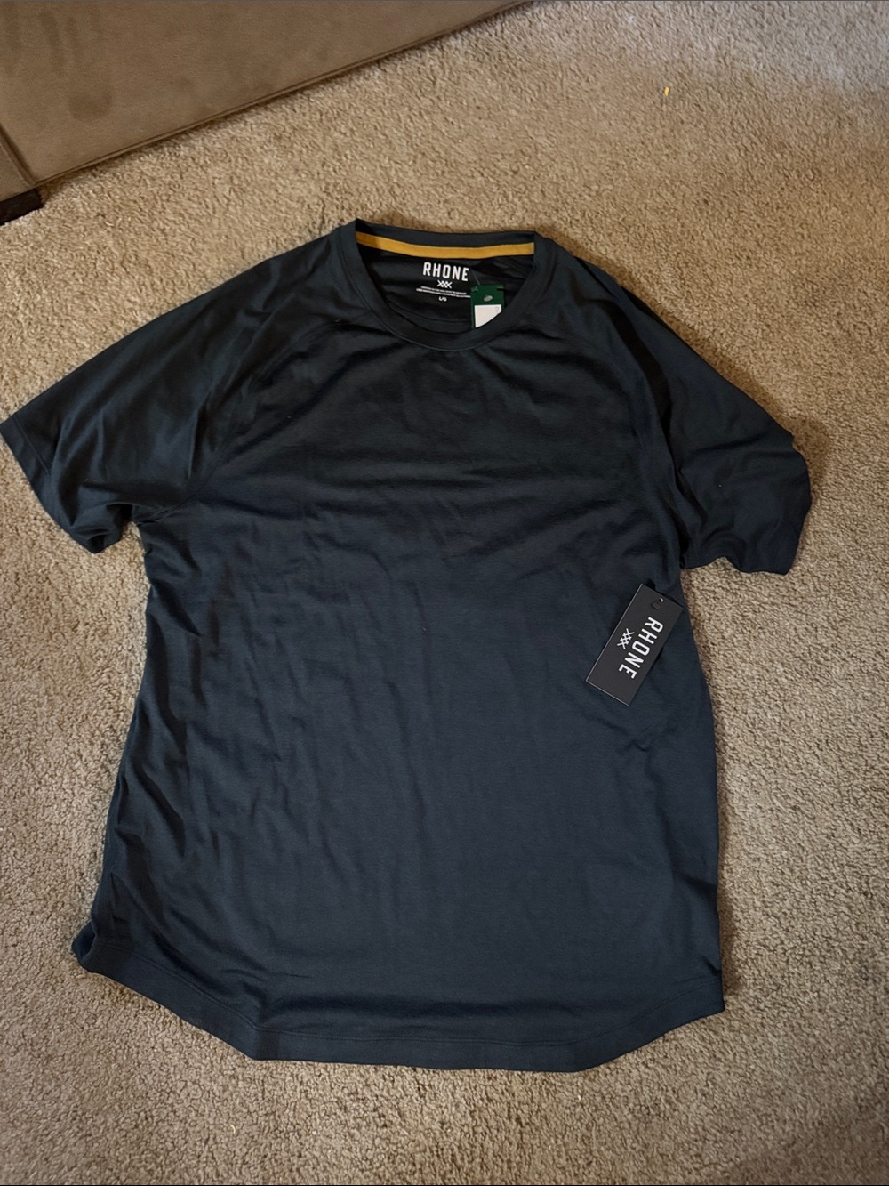 RHONE Men’s Black Atmosphere Tee
